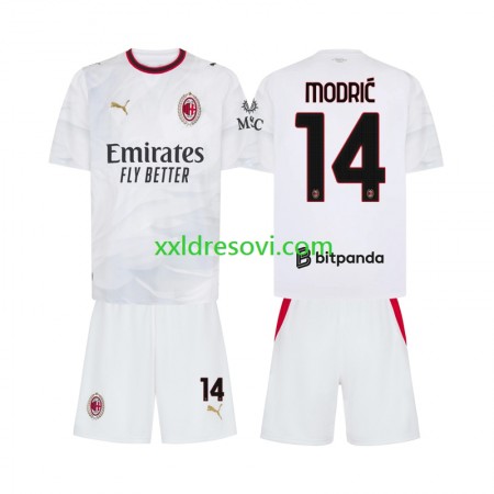 AC Milan Luka Modrić 14 Gostujući Dječji Nogometni Dres 2026-2027 AC Milan Luka Modrić 14 Gostujući Dječji Nogometni Dres 2026-2027